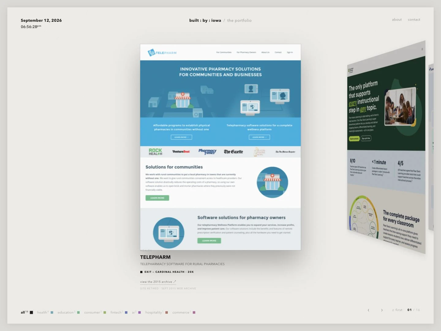 Built By Iowa — The Portfolio — Client work